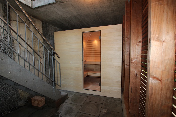 Sauna im Freien - Aussensauna - Ging Saunabau AG