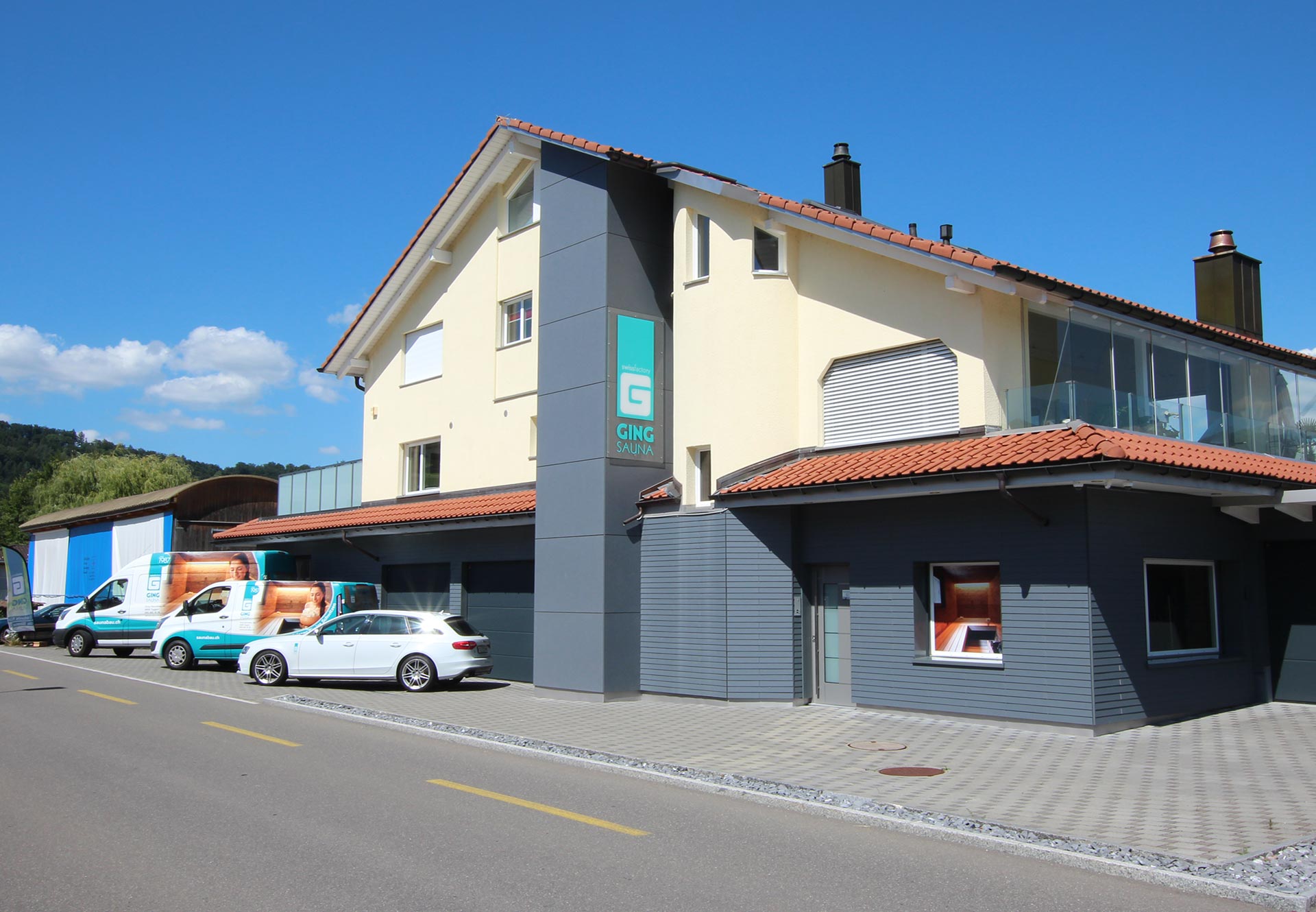 Ging Saunabau AG, Tuggen, Schweiz